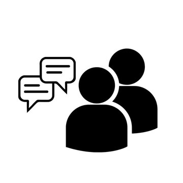 person with chatting