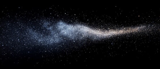 Obraz premium abstract colored dust explosion on a black background.abstract powder splatted background,Freeze motion of color powder exploding/throwing color powder, multicolored glitter texture