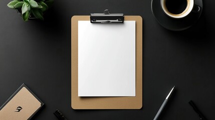 Clipboard Menu Mockup