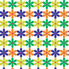 Seamless floral flower pattern design 
