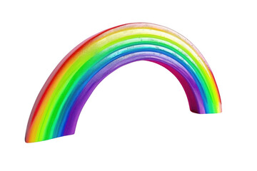 Rainbow Arcs Across Black Background with Colorful Spectrum Design