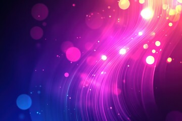 Vibrant Abstract Background with Glowing Lights