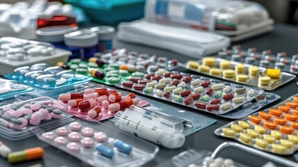 Medical Supplies: Essential items like bandages, syringes, and medicines used in healthcare settings and emergency situations to provide critical care.
