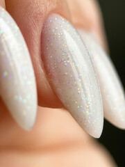 Milky White Gel Nail Polish