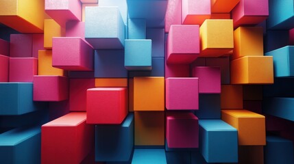 abstract 3d rendering of rotating geometric shapes computer generated loop animation modern colorful background seamless motion design for poster cover branding banner placard uh