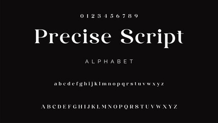 Modern Bold Font. Sans Serif Font. Regular Uppercase Lowercase Typography urban style alphabet fonts for fashion, sport, technology, digital, movie, logo design, vector illustration