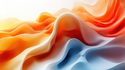 Obraz premium abstract illustration of 3d banne