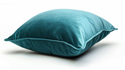 Teal Pillow with Serene Vibes on white background.PNG