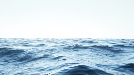 Fototapeta premium Sea water surface cut out