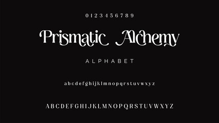 Modern Bold Font. Sans Serif Font. Regular Uppercase Lowercase Typography urban style alphabet fonts for fashion, sport, technology, digital, movie, logo design, vector illustration