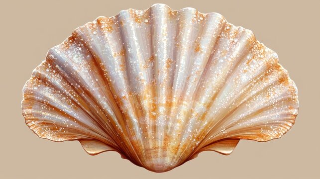 beautiful conch shell clipart isolated on a white background conch shell