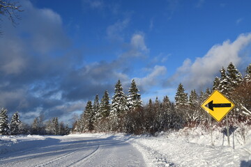 The Northern Range in Winter, Sainte-Apolline, Québec, Canada