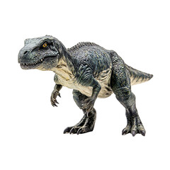 Fototapeta premium Angled view full body shot of an extremely perfect looking single Gorgosaurus animal isolated on a white transparent background