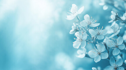 spring flowers in the grass background