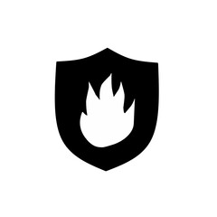 Obraz premium Vector solid icons defense shield. Protective symbol, safety and security of home, plants, mail from viruses and different troubles. Medieval shield and sword, coat of arms. Silhouette black set