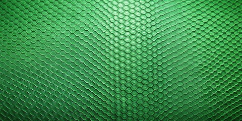 Emerald Green Reptile Skin Texture Background Ideal for Fashion, Design, and Decoration