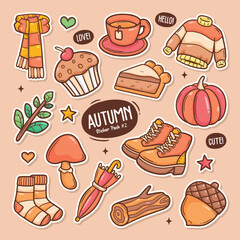 Whimsical Autumn Leaves and Seasonal Vibes