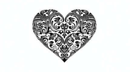 Heart design graphic studio close-up