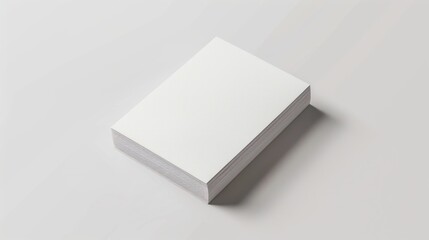 A realistic business card on white background, showcasing its layout and print quality,