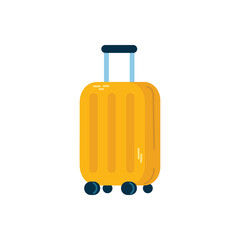 Travel Luggage. Flat illustration of luggage vector icon