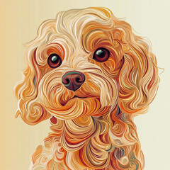 dog, animal, pet, cute, puppy, canine, terrier, portrait, white, yorkshire, spaniel, brown, domestic, isolated, studio, breed, adorable, small, fur, mammal, hair, pets, purebred, black, cocker