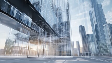 Innovative building design with virtual overlays