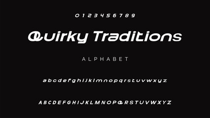 Minimal modern logo alphabet fonts. Typography minimalist urban sana serif digital fashion future creative logos fonts. vector illustration