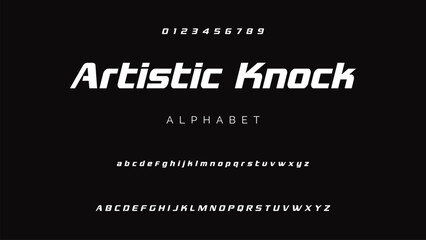 Minimal modern logo alphabet fonts. Typography minimalist urban sana serif digital fashion future creative logos fonts. vector illustration