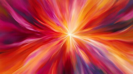 Obraz premium A dynamic and colorful abstract background featuring radiant streaks of light in various directions 