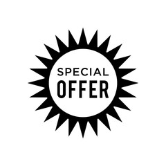 Special Offer icon symbol design illustration.