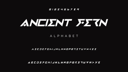 Minimal modern logo alphabet fonts. Typography minimalist urban sana serif digital fashion future creative logos fonts. vector illustration