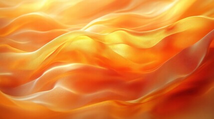 Obraz premium Abstract Orange Waves