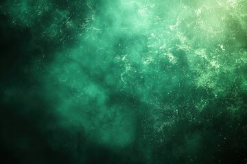 Obraz premium Emerald Green Nebula Texture