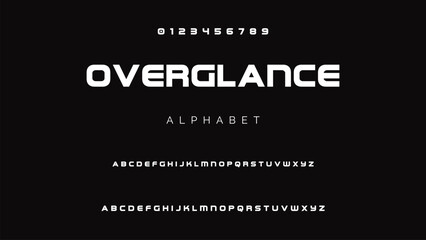 Creative geometric modern urban alphabet font. Digital abstract futuristic, fashion, sport, minimal technology typography.