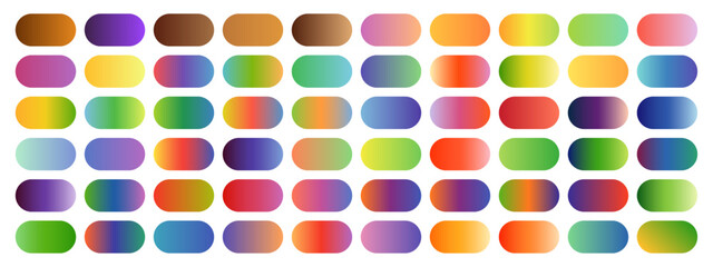Gradient color palettes collection bundle
