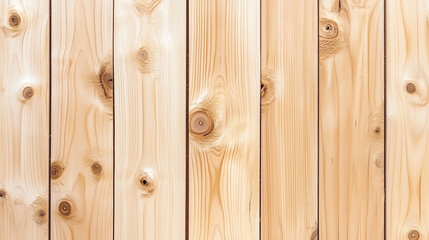 Close-Up of Wooden Planks with Natural Knots and Texture