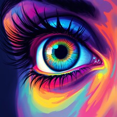 eye of the rainbow