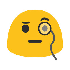 Face with Monocle Emoji | Sophisticated Expression Icon