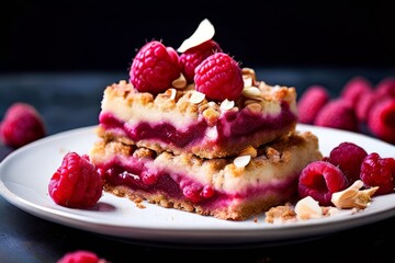 35 raspberry and almond crumble bars tart raspberries and sweet