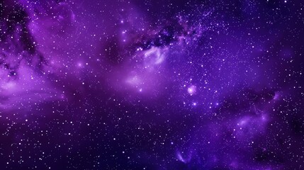Cosmic Purple Nebula