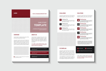 Corporate Business Case Study Flyer Design 