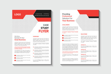 Corporate Business Case Study Flyer Design 