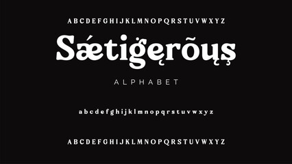 Vintage Victorian typeface decorative Font