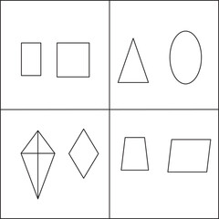 black and white square sketch drawing
