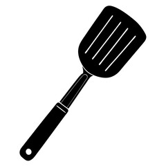 kitchen spatula isolated on white