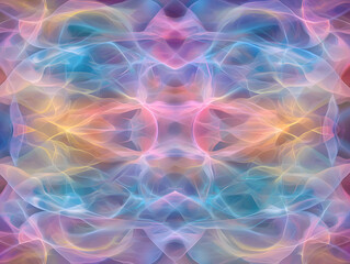 Fototapeta premium Vibrant abstract patterns digital art colorful swirls artistic expression digital environment visual harmony