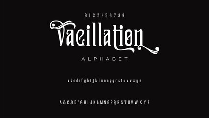 Vintage Victorian typeface decorative Font © Hashir