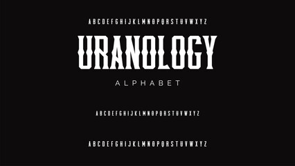 Craft vintage typeface design. Graphic display alphabet. Fantasy type letters. Latin characters, numbers. Vector illustration. Old badge, label, logo template.