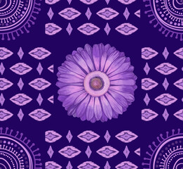 pattern with flowers