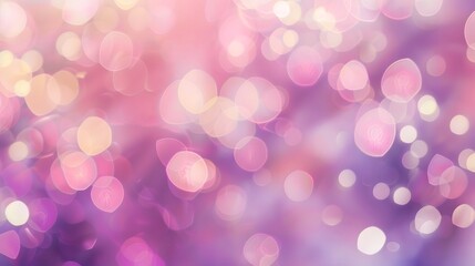 Abstract Pink and Purple Bokeh Lights Background